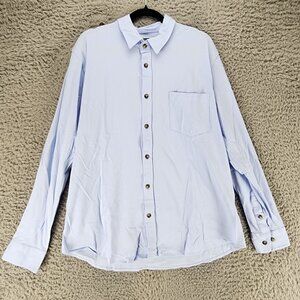 PX Shirts Mens XL Light Blue Long Sleeve Button Up *NWT*